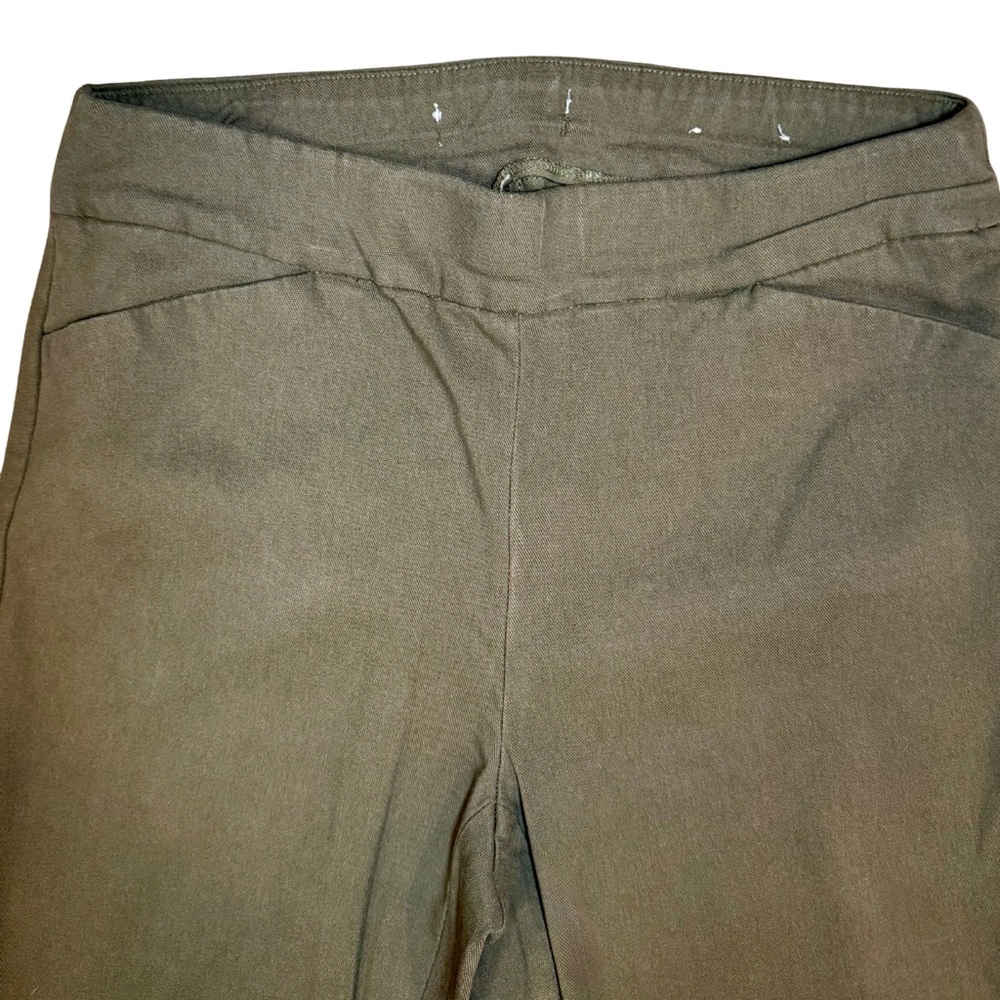 Olive Green High Waisted Skinny Pants | Size Medium - Picture 5 of 7